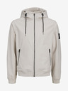 Jack & Jones Krémová pánská softshellová bunda Jack & Jones Basic