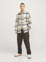 Jack & Jones Béžová pánská svrchní košile Jack & Jones