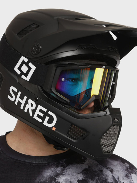 Horsefeathers MTB brýle Patriot - black/mirror green HORSEFEATHERS