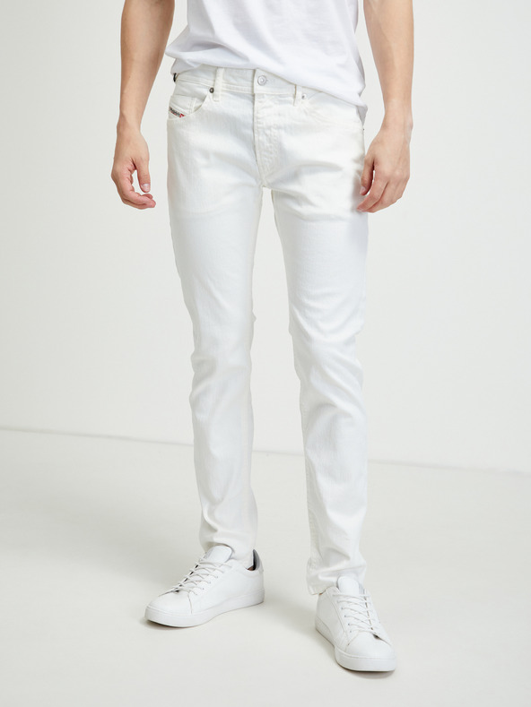 Diesel Bílé pánské skinny fit džíny Diesel Thommer