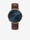 Daniel Wellington Tmavě hnědé pánské kožené hodinky Daniel Wellington CLASSIC