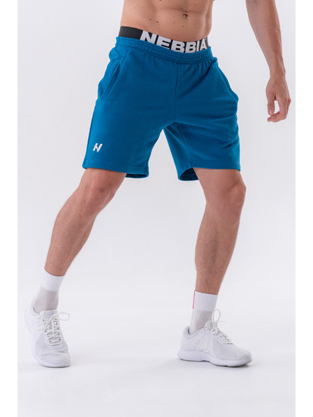 Nebbia Šortky Relaxed-fit s bočními kapsami 319 M,blue