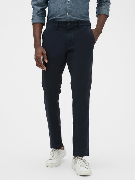 GAP Kalhoty essential khaki skinny fit GapFlex GAP