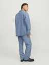 Jack & Jones Modrá pánská svrchní džínová košile Jack & Jones Santorini