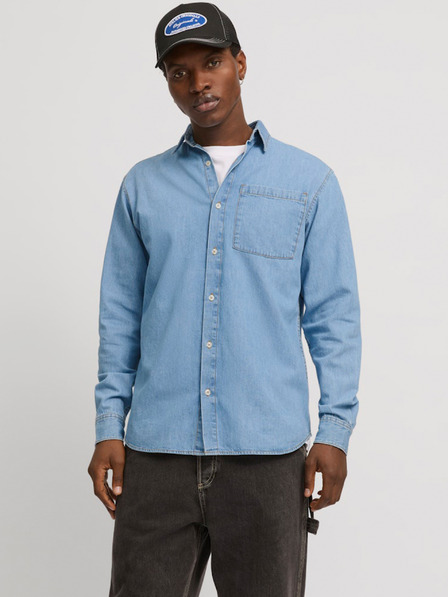 Jack & Jones Modrá pánská džínová košile Jack & Jones Creek