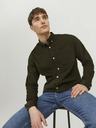 Jack & Jones Khaki pánská manšestrová košile Jack & Jones