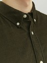 Jack & Jones Khaki pánská manšestrová košile Jack & Jones