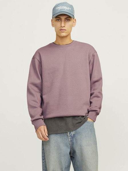 Jack & Jones Růžová pánská mikina Jack & Jones