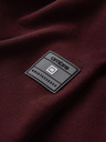 Ombre Clothing Pánská strukturovaná pletená mikina s límečkem - grafitová melanž V1 OM-SSNZ-0149 Ombre Clothing