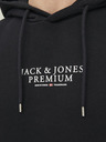 Jack & Jones Černá pánská mikina s kapucí Jack & Jones
