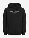 Jack & Jones Černá pánská mikina s kapucí Jack & Jones