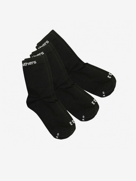 Horsefeathers 3PACK ponožky Horsefeathers černé