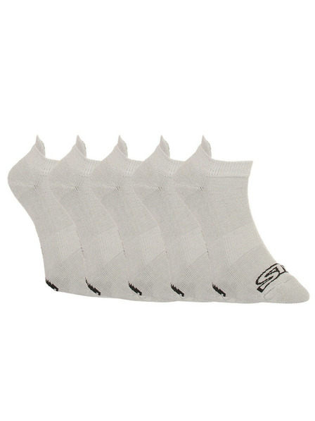Styx 5PACK ponožky Styx nízké šedé