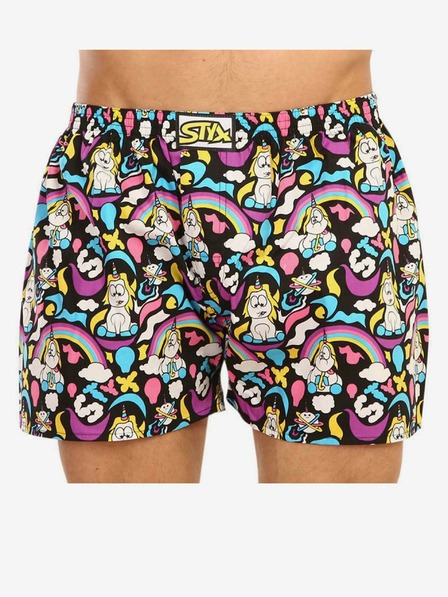 Styx Pánské trenky Styx art klasická guma nadrozměr unicorn