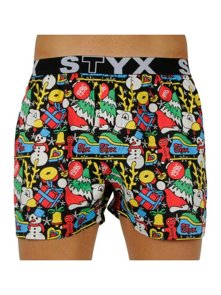 Styx Pánské trenky Styx art sportovní guma Vánoce