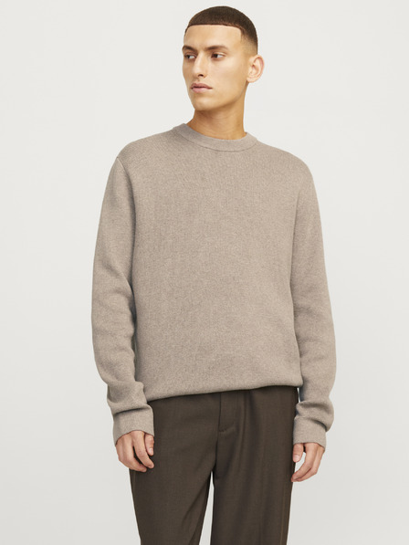 Jack & Jones Béžový pánský svetr Jack & Jones