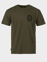 Horsefeathers Triko Powder Badge II - burnt olive velikost L HORSEFEATHERS