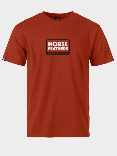 Horsefeathers Triko Millennium - orange rust velikost L HORSEFEATHERS