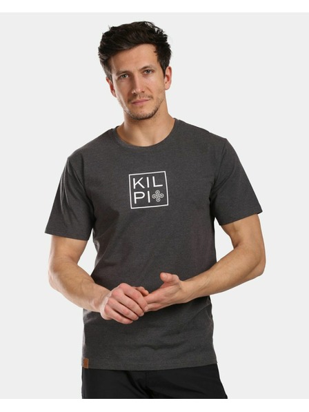 Kilpi Pánské bavlněné tričko Kilpi VIBE-M Tmavě šedá