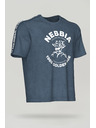 Nebbia Washed oversized tričko GOLDEN AGE 790 M,blue