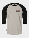 Horsefeathers Triko Hexagon II Raglan - cement velikost L HORSEFEATHERS