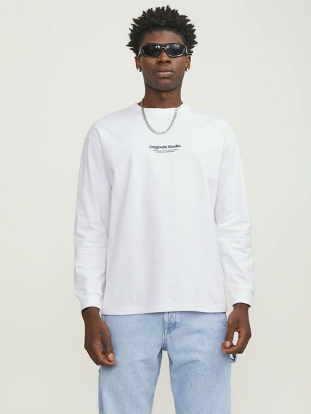 Jack & Jones Bílé pánské tričko Jack & Jones