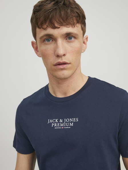 Jack & Jones Tmavě modré pánské tričko Jack & Jones