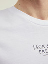 Jack & Jones Bílé pánské tričko Jack & Jones