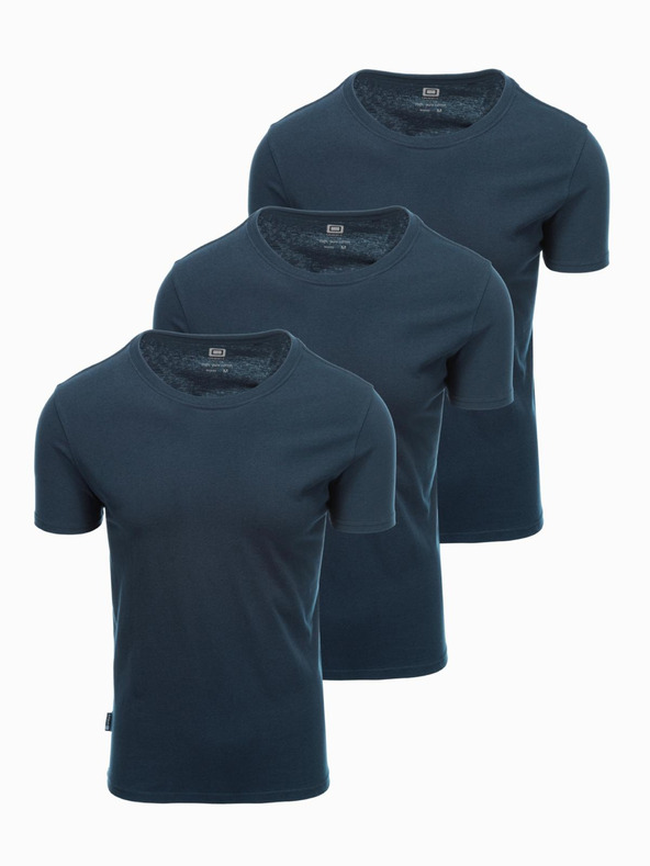Ombre Clothing Pánské tričko bez potisku - mix 3 pcs Z29 Ombre Clothing