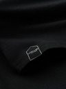 Ombre Clothing Pánské tričko s potiskem a dlouhým rukávem - černé V1 OM-LSPT-0119 Ombre Clothing
