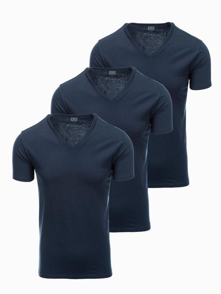 Ombre Clothing Pánské tričko bez potisku - mix 3 pcs Z29 Ombre Clothing