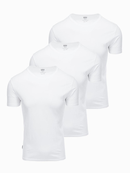 Ombre Clothing Pánské tričko bez potisku - mix 3 pcs Z29 Ombre Clothing
