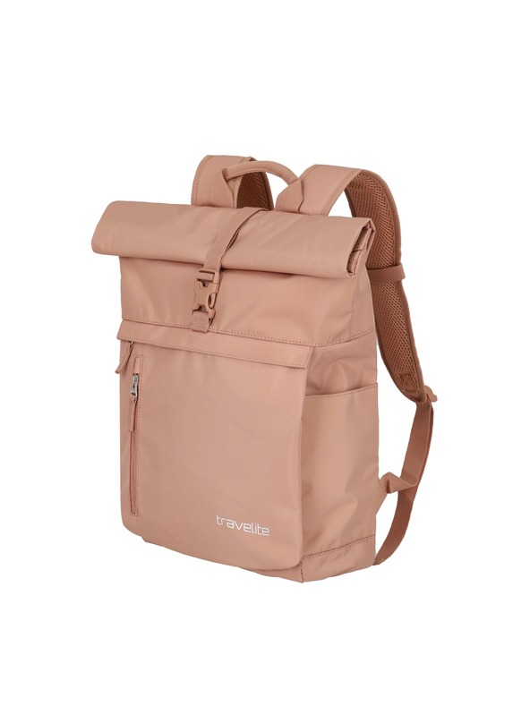 Travelite Batoh Travelite Basics Rollup Backpack Rose