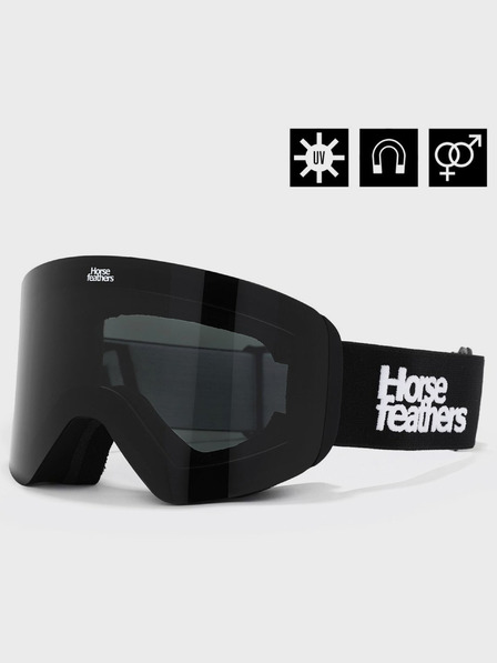 Horsefeathers Snowboardové brýle Colt - black/smoke HORSEFEATHERS