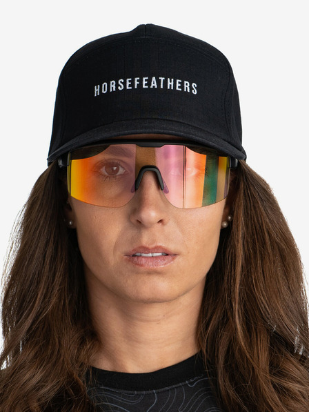 Horsefeathers Fotochromatické brýle Scorpio - matt black/mirror red HORSEFEATHERS