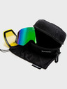 Horsefeathers Snowboardové brýle Colt - black/mirror green HORSEFEATHERS