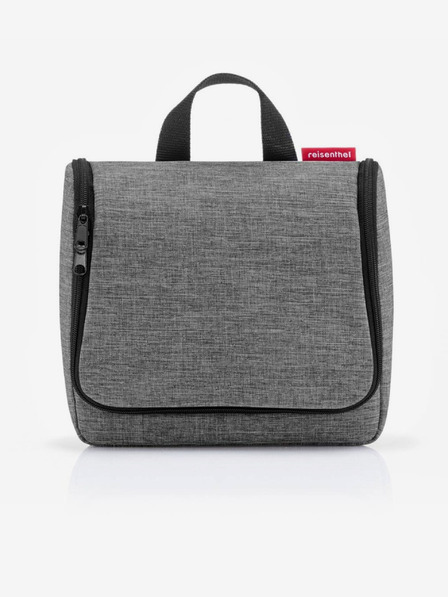 Reisenthel Šedá dámská kosmetická taška Reisenthel Toiletbag Twist Silver