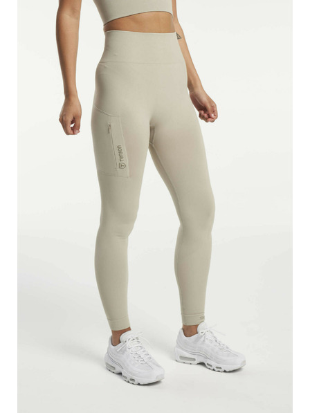 Tenson dámské bezešvé funkční elasťáky TENSON Seamless Tights W béžové