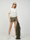 Ragwear Khaki dámské kraťasy s páskem Ragwear Heaven A