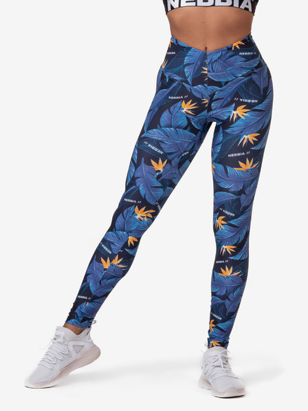 Nebbia High-waist Ocean Power legíny 561 XS,ocean blue