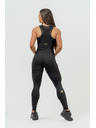 Nebbia NEBBIA Dámské sportovní legíny se síťkou INTENSE Mesh 838 Gold Nebbia
