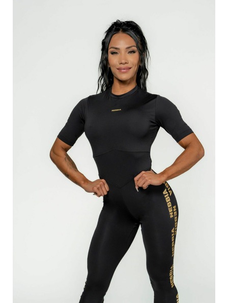 Nebbia NEBBIA Dámský sportovní overal INTENSE Focus 823 Gold Nebbia