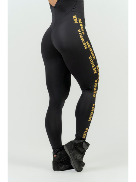 Nebbia NEBBIA Dámský sportovní overal INTENSE Focus 823 Gold Nebbia