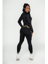 Nebbia NEBBIA Dámská mikina na zip INTENSE Warm-Up 833 Gold Nebbia