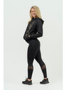 Nebbia NEBBIA Dámská sportovní mikina s kapucí INTENSE Signature 845 Gold Nebbia