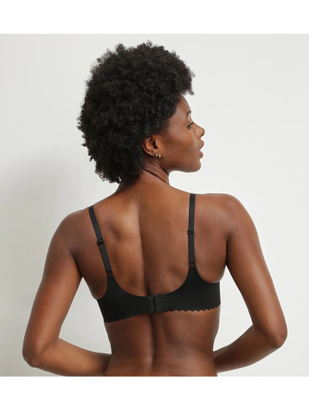 DIM DIM TRIANGLE BODY TOUCH BRA - Dámská podprsenka s kosticí - černá