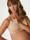 Marks & Spencer Béžová dámská kojicí podprsenka bez kostic Marks & Spencer Flexifit™