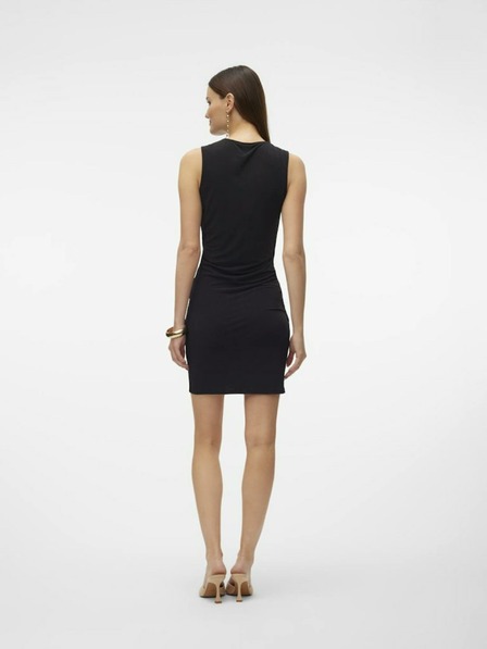 AWARE by VERO MODA Černé dámské pouzdrové šaty AWARE by VERO MODA Kalea