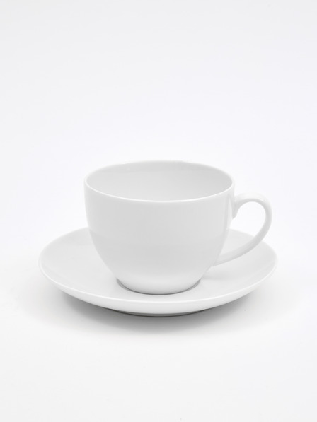 Maxwell & Williams Bílý porcelánový šálek s podšálkem Maxwell & Williams