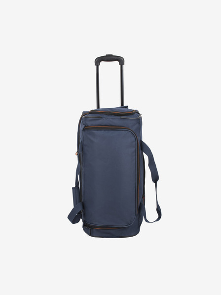 Travelite Cestovní taška Travelite Basics Wheeled duffle S Navy/orange